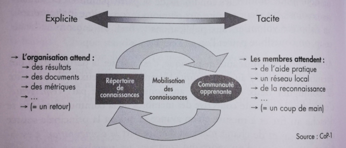 Cycle de la connaissance dans une Communauté de Pratique