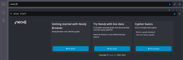Neo4J Query Console